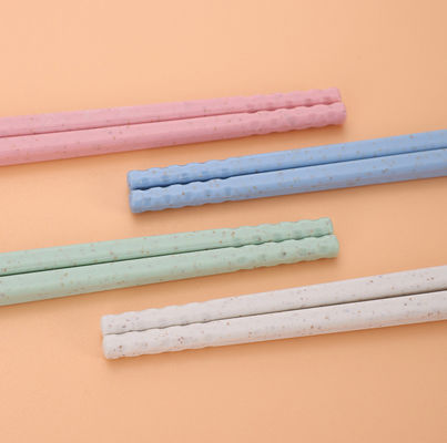 Custom Wheat Straw Plastic Parts Tableware Set