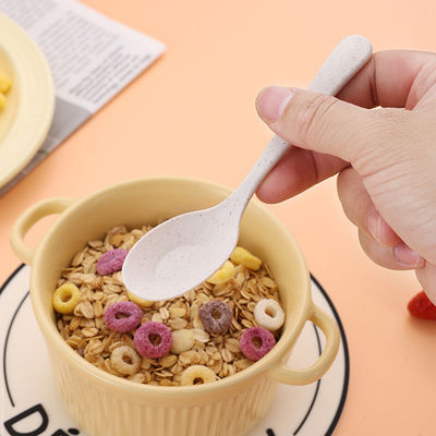 Custom Wheat Straw Plastic Parts Tableware Set