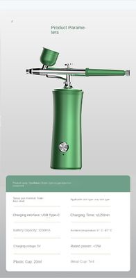 Facial Spray Gun Skin Care High Pressure Oxygen Injection Instrument Rechargeable Cordless Oxygen Injection Instrument