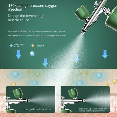 Facial Spray Gun Skin Care High Pressure Oxygen Injection Instrument Rechargeable Cordless Oxygen Injection Instrument